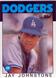 1986 Topps Baseball Cards      496     Jay Johnstone